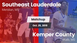 Matchup: Southeast vs. Kemper County  2019