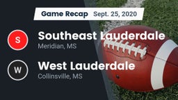 Recap: Southeast Lauderdale  vs. West Lauderdale  2020