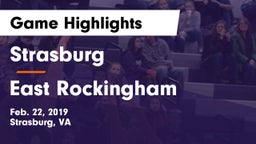 Strasburg  vs East Rockingham  Game Highlights - Feb. 22, 2019