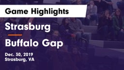 Strasburg  vs Buffalo Gap  Game Highlights - Dec. 30, 2019