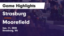 Strasburg  vs Moorefield  Game Highlights - Jan. 11, 2020