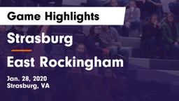 Strasburg  vs East Rockingham  Game Highlights - Jan. 28, 2020