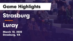 Strasburg  vs Luray  Game Highlights - March 10, 2020