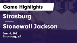 Strasburg  vs Stonewall Jackson  Game Highlights - Jan. 4, 2021