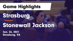 Strasburg  vs Stonewall Jackson  Game Highlights - Jan. 26, 2021