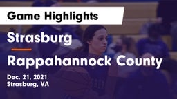 Strasburg  vs Rappahannock County  Game Highlights - Dec. 21, 2021