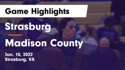 Strasburg  vs Madison County  Game Highlights - Jan. 10, 2022