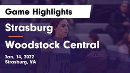 Strasburg  vs Woodstock Central  Game Highlights - Jan. 14, 2022