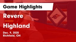 Revere  vs Highland  Game Highlights - Dec. 9, 2020