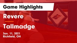 Revere  vs Tallmadge  Game Highlights - Jan. 11, 2021