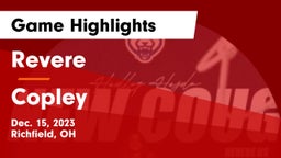 Revere  vs Copley  Game Highlights - Dec. 15, 2023