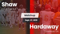Matchup: Shaw  vs. Hardaway  2018