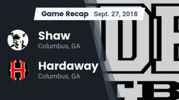 Recap: Shaw  vs. Hardaway  2018