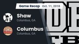 Recap: Shaw  vs. Columbus  2018