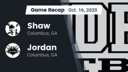Recap: Shaw  vs. Jordan  2020