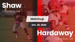 Matchup: Shaw  vs. Hardaway  2020
