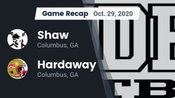 Recap: Shaw  vs. Hardaway  2020