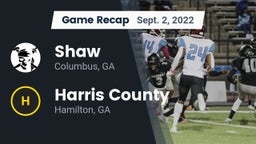 Recap: Shaw  vs. Harris County  2022