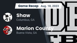 Recap: Shaw  vs. Marion County  2023
