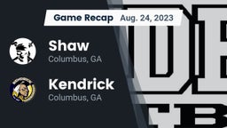 Recap: Shaw  vs. Kendrick  2023