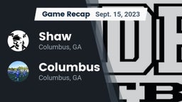 Recap: Shaw  vs. Columbus  2023