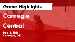 Carnegie  vs Central  Game Highlights - Dec. 6, 2018