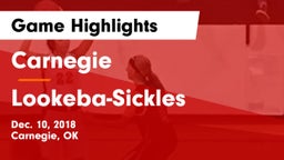Carnegie  vs Lookeba-Sickles  Game Highlights - Dec. 10, 2018