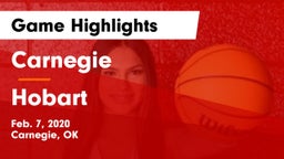 Carnegie  vs Hobart  Game Highlights - Feb. 7, 2020