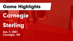 Carnegie  vs Sterling Game Highlights - Jan. 7, 2021