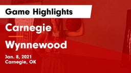 Carnegie  vs Wynnewood Game Highlights - Jan. 8, 2021
