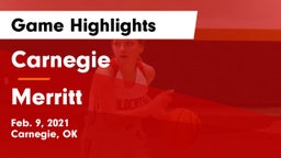 Carnegie  vs Merritt  Game Highlights - Feb. 9, 2021