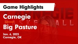 Carnegie  vs Big Pasture  Game Highlights - Jan. 6, 2023