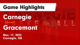 Carnegie  vs Gracemont  Game Highlights - Nov. 17, 2023