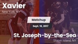 Matchup: Xavier  vs. St. Joseph-by-the-Sea  2017