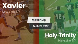 Matchup: Xavier  vs. Holy Trinity  2017