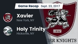 Recap: Xavier  vs. Holy Trinity  2017