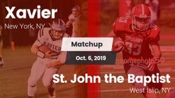 Matchup: Xavier  vs. St. John the Baptist  2019