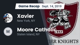 Recap: Xavier  vs. Moore Catholic  2019