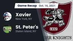 Recap: Xavier  vs. St. Peter's  2021