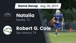 Recap: Natalia  vs. Robert G. Cole  2019