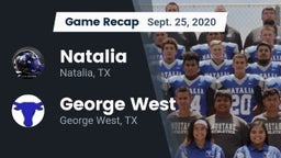 Recap: Natalia  vs. George West  2020