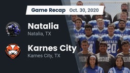 Recap: Natalia  vs. Karnes City  2020