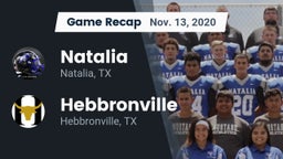 Recap: Natalia  vs. Hebbronville  2020