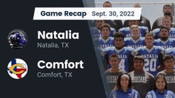 Recap: Natalia  vs. Comfort  2022