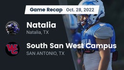 Recap: Natalia  vs. South San West Campus 2022