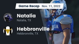 Recap: Natalia  vs. Hebbronville  2022