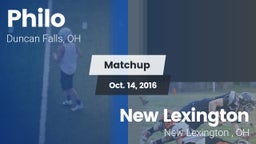 Matchup: Philo  vs. New Lexington  2016