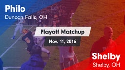 Matchup: Philo  vs. Shelby  2016