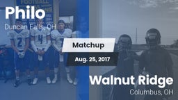 Matchup: Philo  vs. Walnut Ridge  2017