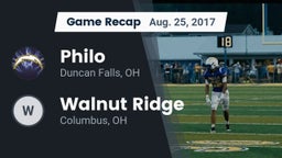 Recap: Philo  vs. Walnut Ridge  2017